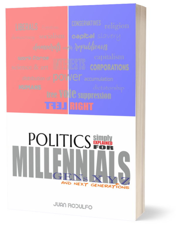 Politics simply explained For Millennials Gens XYZ and Future Generations by Juan Rodulfo
