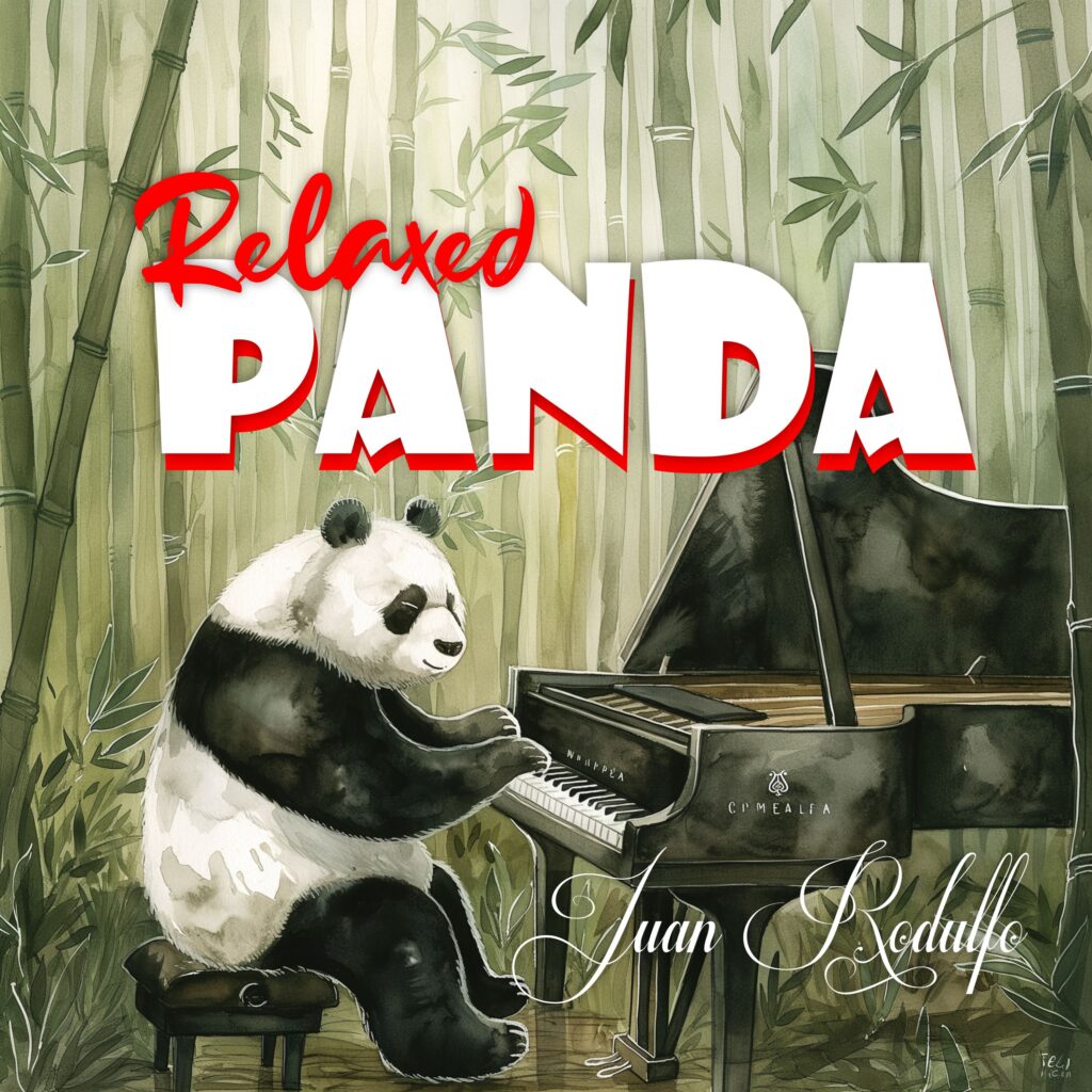 Juan Rodulfo Music, The Album Relaxed Panda is Piano Motivational Relaxing Music, Made with AIVA AI, Relax and get in contact with nature