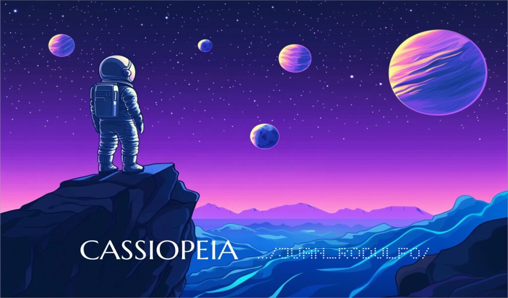 Juan Rodulfo Music, the Album Cassiopeia is Epic Cinematic Motivational Inspirational Music, made with AIVA AI, Inspired and each song named after Galaxies of the Universe
