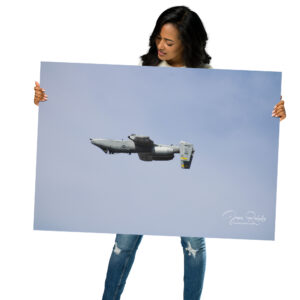 Striking A-10 Warthog flight art by Juan Rodulfo. Printed on premium 100x70cm matte paper, Ideal for aviation lovers and bold interior decor, A-10 Warthog Ascend
