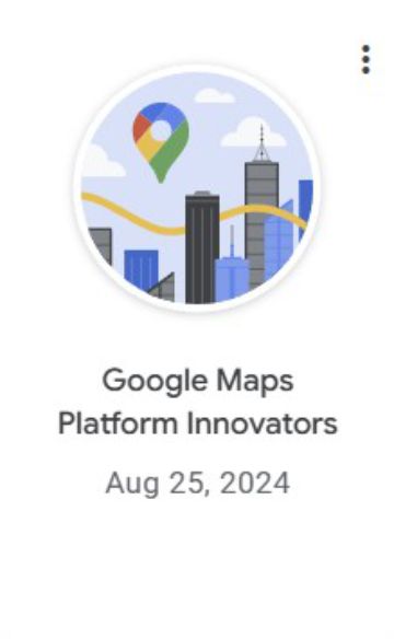 Juan Rodulfo – Google Maps Platforms Innovators Badge by Google Developers