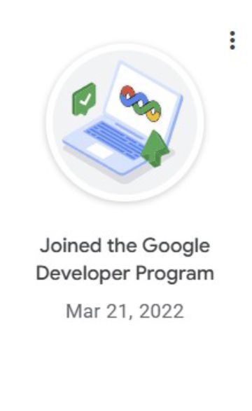 Juan Rodulfo – Joined the Google Developer Program Badge