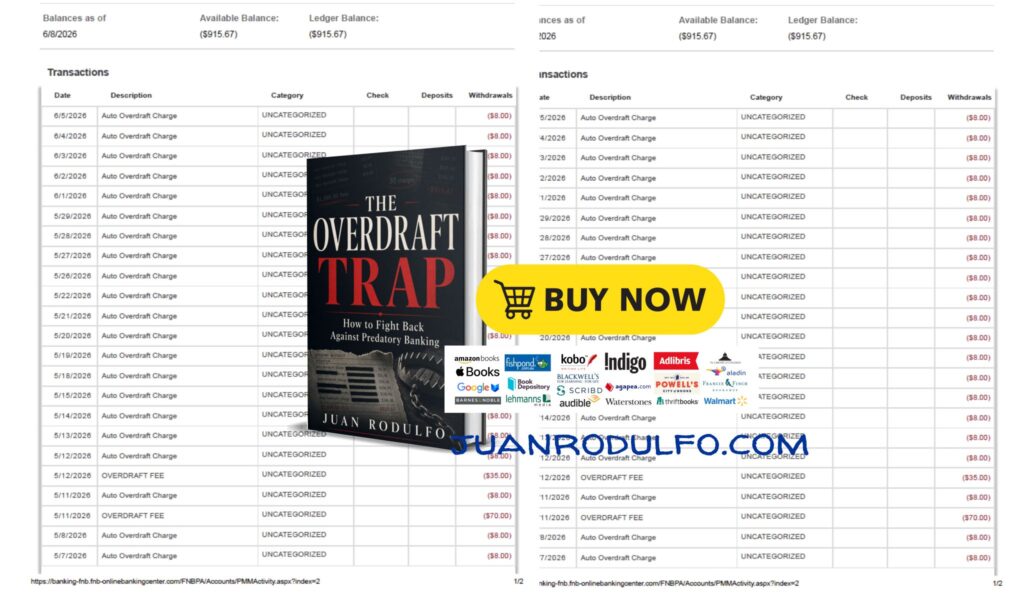 The Overdraft Trap: How to Fight Back Against Predatory Banking by Juan Rodulfo