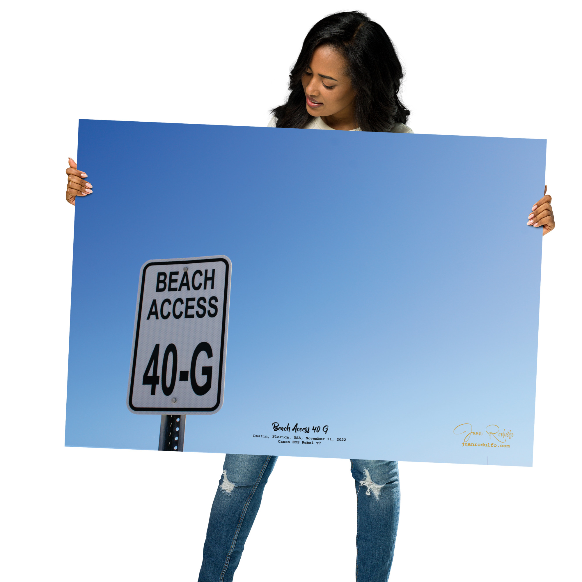 Beach Access 40-G Destin | Minimalist Coastal Wall Art Photography Print