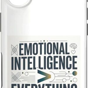Guaripete Premium Sleek Emotional Intelligence Over Everything iPhone Case
