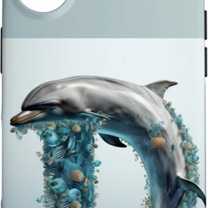 Guaripete Artistic Durable Dolphins iPhone Case