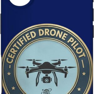 Guaripete Durable Rugged Certified Drone Pilot FAA Part 107 iPhone Case