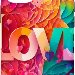 Guaripete Artistic Durable Valentines Day of Love iPhone Case