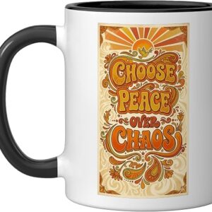 Choose Peace Over Chaos Retro Mental Health