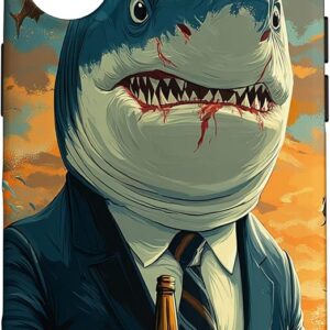 Guaripete Artistic Durable Sharks iPhone Case