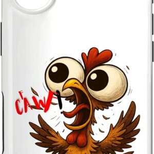 Guaripete Premium Sleek Funny F- Caw - F Bird Cartoon Humor iPhone Case