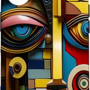 Guaripete Stylish Trendy Cubist and Pop Art iPhone Case