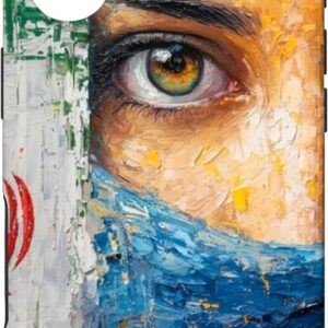 Guaripete Chic Shockproof Iran Flag in Map iPhone Case