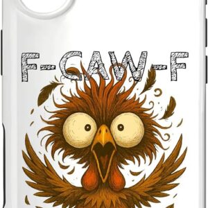 Guaripete Classic Shield Funny F- Caw - F Bird Cartoon Humor iPhone Case