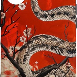 Guaripete Vibrant Impact-Resistant Year of Snake iPhone Case
