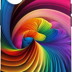 Guaripete Artistic Durable Colorfull Rainbow iPhone Case