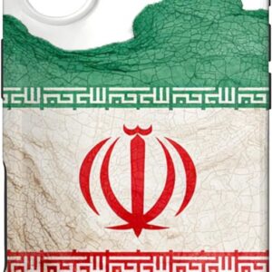 Guaripete Vibrant Impact-Resistant Iran Map Flag iPhone Case
