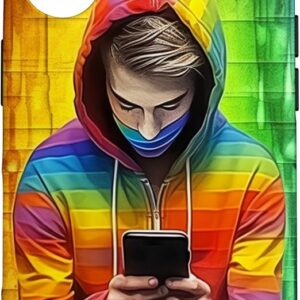 Guaripete Chic Shockproof Colorfull Rainbow iPhone Case
