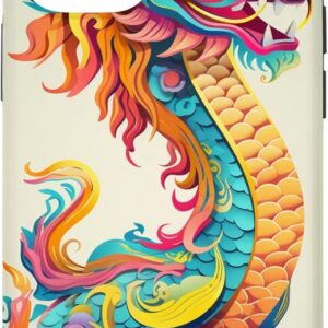 Guaripete Stylish Trendy Dragons iPhone Case